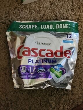 (12 Pack)Cascade Platinum Plus Dishwasher Detergent Pods